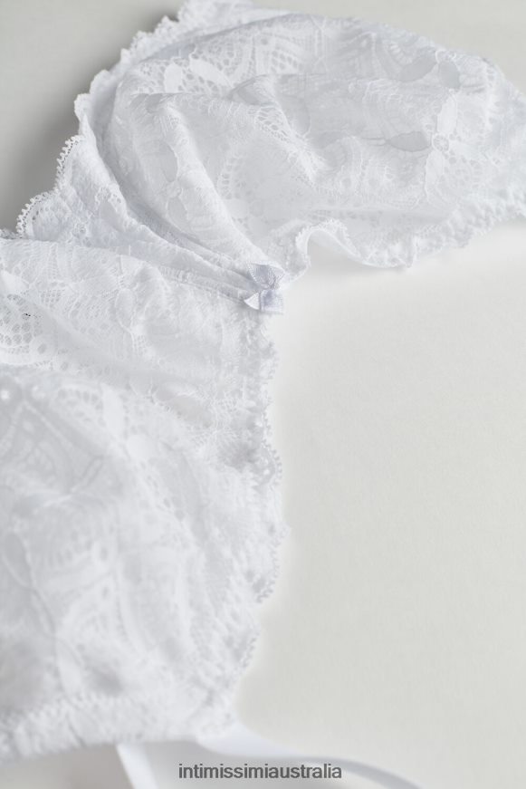 Intimissimi Women 001-White Underwear 0RJT48674 Daniela Lace Balconette Bra