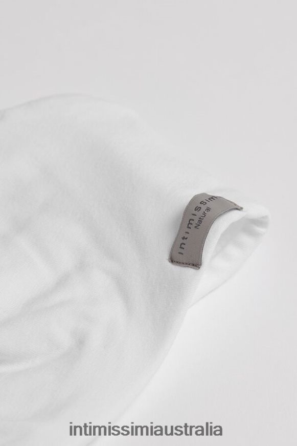 Intimissimi Women 001-White Underwear 0RJT48763 Greta Natural Cotton Balconette Bra