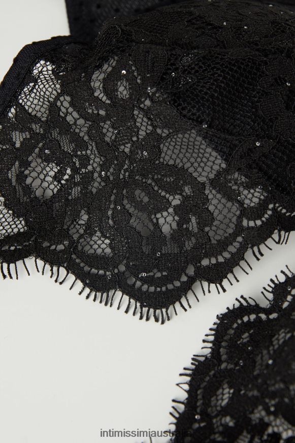 Intimissimi Women 019-Black Underwear 0RJT48622 Time to Shine Elena Balconette Bra