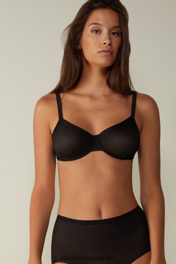 Intimissimi Women 019-Black Underwear 0RJT48779 Sveva Invisible Touch Balconette Bra