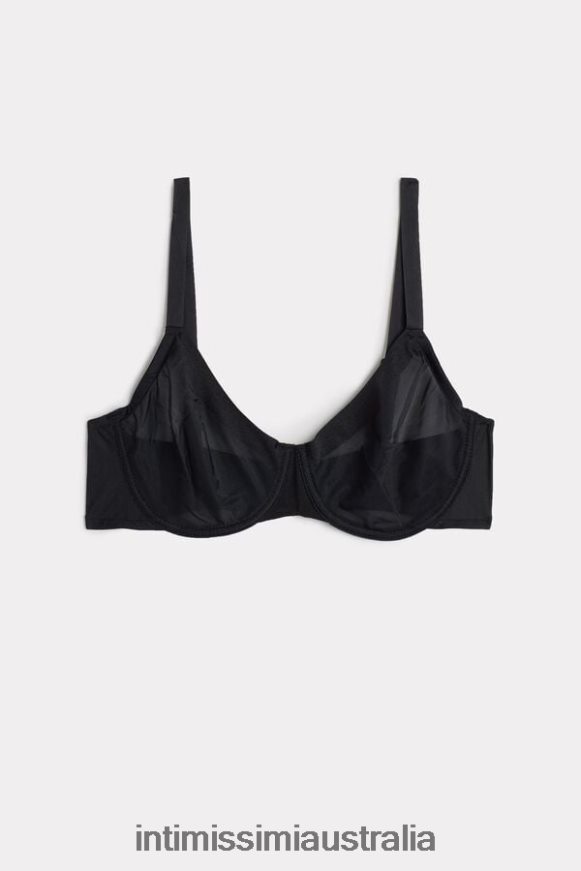 Intimissimi Women 019-Black Underwear 0RJT48779 Sveva Invisible Touch Balconette Bra