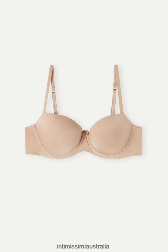 Intimissimi Women 044-Soft Beige Underwear 0RJT48645 Sofia Ultralight Microfibre Balconette Bra