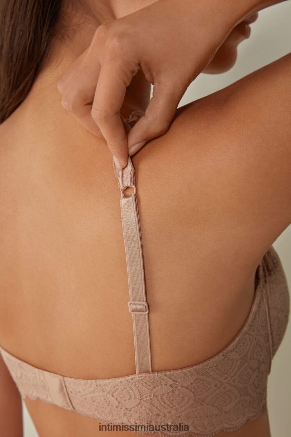 Intimissimi Women 044-Soft Beige Underwear 0RJT48691 Elena Lace Balconette Bra