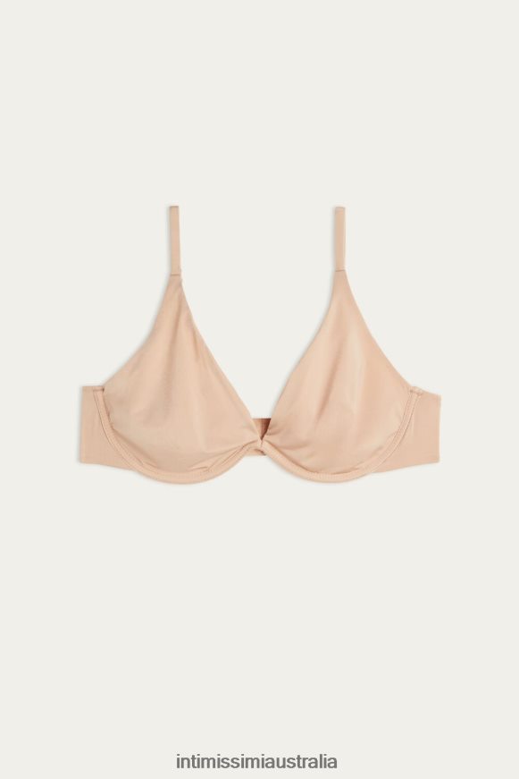 Intimissimi Women 044-Soft Beige Underwear 0RJT48702 Giulia Ultralight Microfibre Balconette Bra