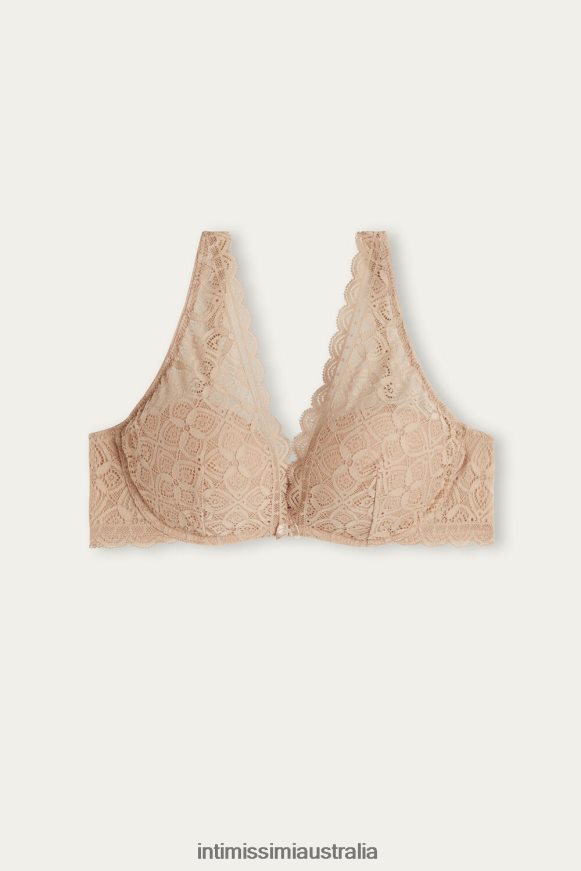 Intimissimi Women 044-Soft Beige Underwear 0RJT48718 Giorgia Lace Balconette Bra