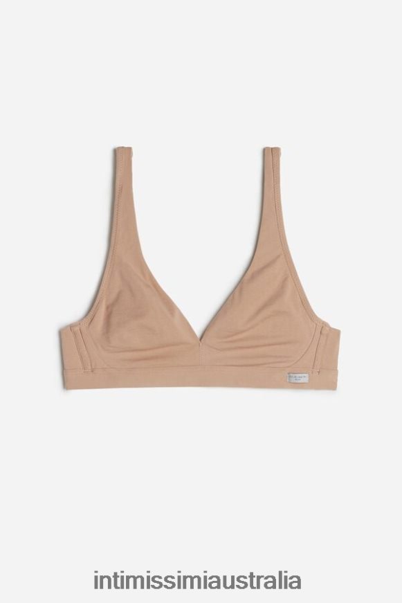 Intimissimi Women 044-Soft Beige Underwear 0RJT48795 Lara Cotton Triangle Bra
