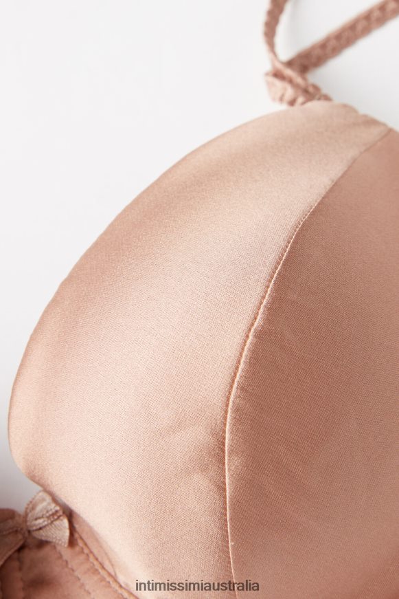 Intimissimi Women 163I-Satin Pink Underwear 0RJT48625 Sofia Silk Balconette Bra