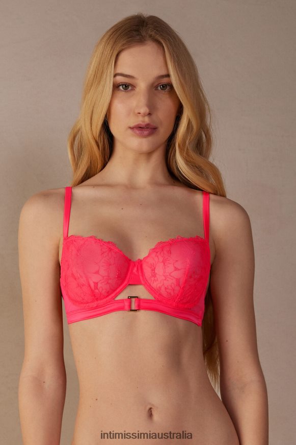 Intimissimi Women 209J-Lollipop Pink Underwear 0RJT48553 Pure Joy Daniela Balconette Bra