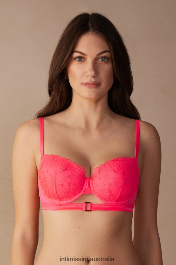 Intimissimi Women 209J-Lollipop Pink Underwear 0RJT48554 Pure Joy Sofia Balconette Bra