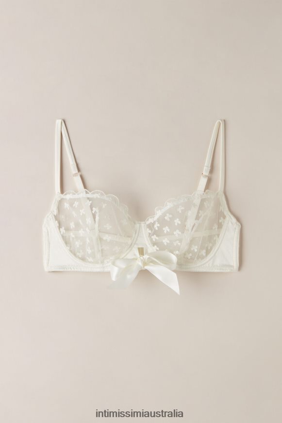 Intimissimi Women 2127-Powder White Underwear 0RJT48577 Love Cadeau Balconette Bra
