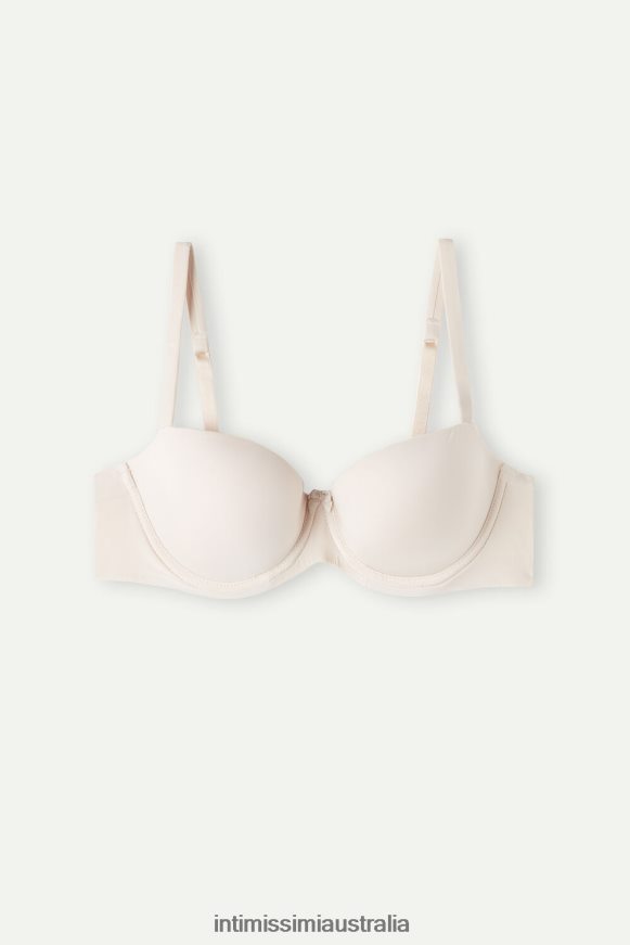 Intimissimi Women 2280-Pink Silk Underwear 0RJT48644 Sofia Ultralight Microfibre Balconette Bra