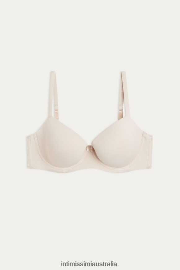 Intimissimi Women 2280-Pink Silk Underwear 0RJT48728 Sofia Microfibre Padded Balconette Bra