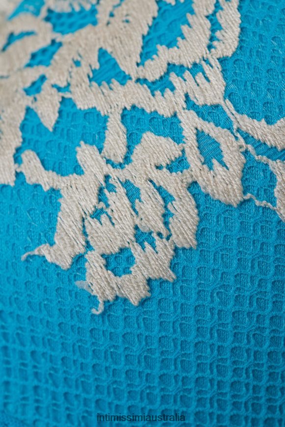 Intimissimi Women 233J-Digital Turquoise/Ivory Underwear 0RJT48574 Pretty Flowers Sofia Balconette Bra