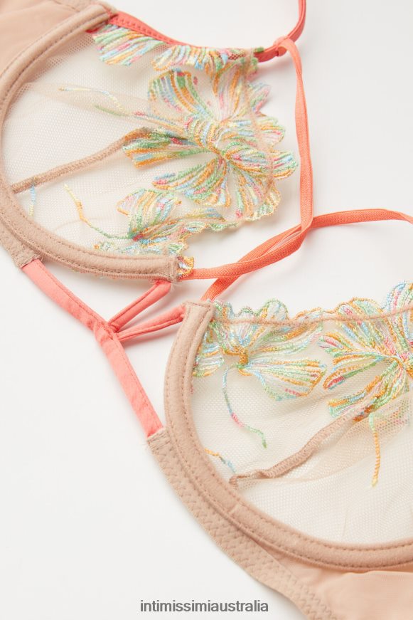 Intimissimi Women 235J-Soft Beige/Multicolour Underwear 0RJT48511 Candy Colors Balconette Bra