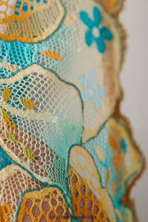 Intimissimi Women 236J-Summer Turquoise Blue Underwear 0RJT48521 Elena Summer Vibes Balconette Bra