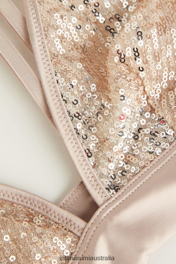 Intimissimi Women 237J-Natural/Silver Underwear 0RJT48535 Glistening Charme Triangle Bra