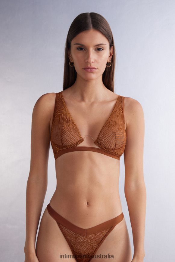 Intimissimi Women 332J-Light Cinnamon Underwear 0RJT48458 Go Animalier Balconette Bra