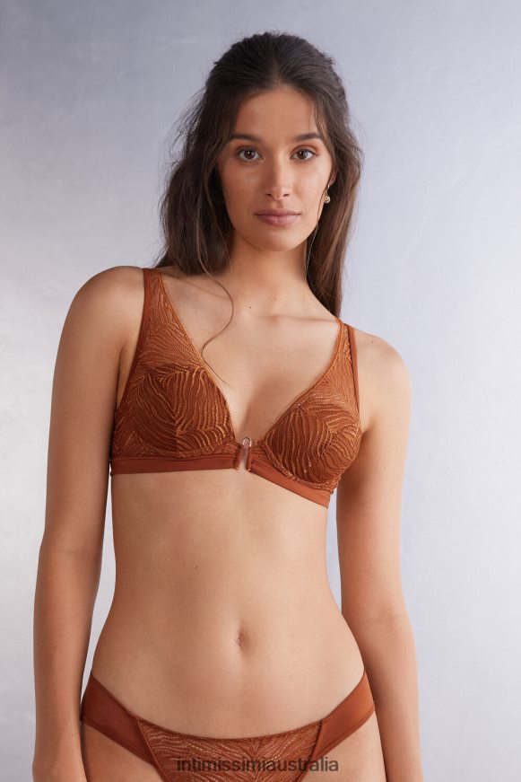 Intimissimi Women 332J-Light Cinnamon Underwear 0RJT48459 Elena Go Animalier Balconette Bra