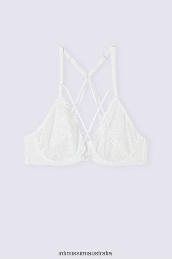 Intimissimi Women 352J-Bianco Perla Underwear 0RJT48479 Folk & Delicious Balconette Bra