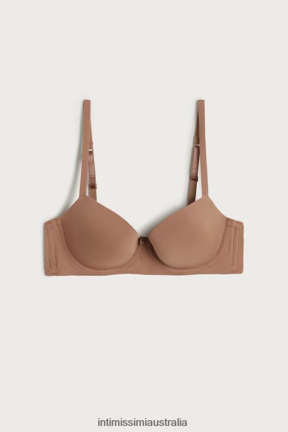 Intimissimi Women 417I-Medium Beige Underwear 0RJT48773 Sofia Microfibre Padded Balconette Bra