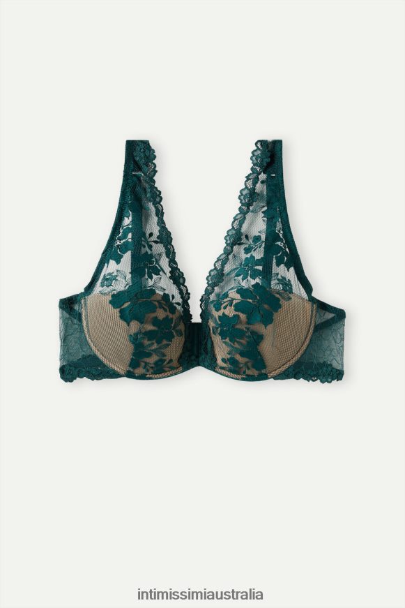 Intimissimi Women 4572-Evergreen Underwear 0RJT48633 In Full Bloom Elena Balconette Bra