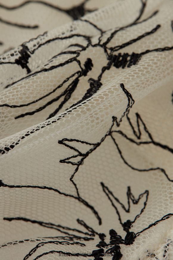 Intimissimi Women 4718-Powder White/Black Underwear 0RJT48565 Pure Joy Daniela Balconette Bra