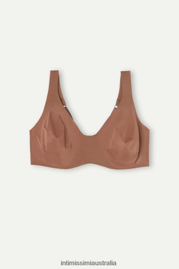 Intimissimi Women 502I-Dark Beige Underwear 0RJT48489 Ultralight Microfibre Greta Balconette Bra