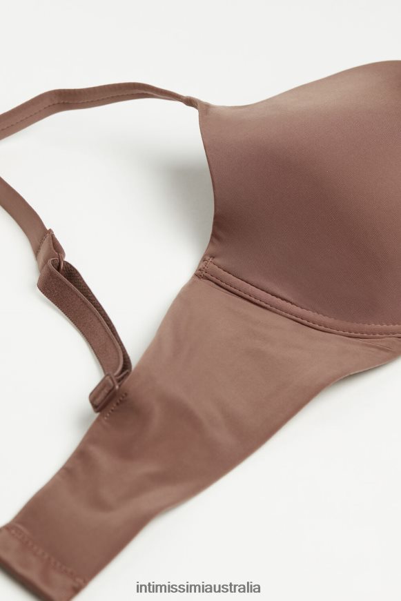 Intimissimi Women 502I-Dark Beige Underwear 0RJT48698 Francesca Ultralight Microfibre Balconette Bra