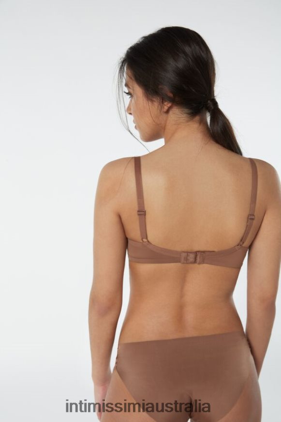 Intimissimi Women 502I-Dark Beige Underwear 0RJT48768 Sofia Microfibre Padded Balconette Bra