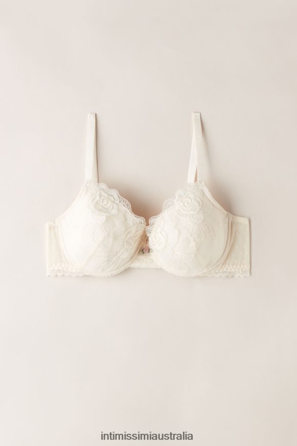 Intimissimi Women 612I-Vanilla Ivory Underwear 0RJT48543 Scent of Roses Francesca Balconette Bra