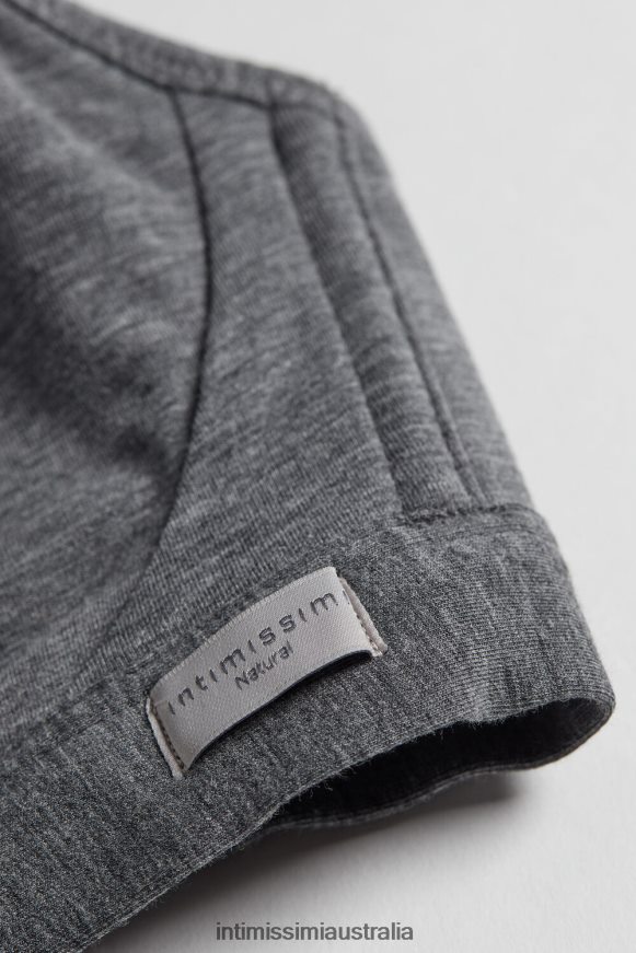 Intimissimi Women 616I-Cloud Grey Blend Underwear 0RJT48752 Lara Cotton Triangle Bra