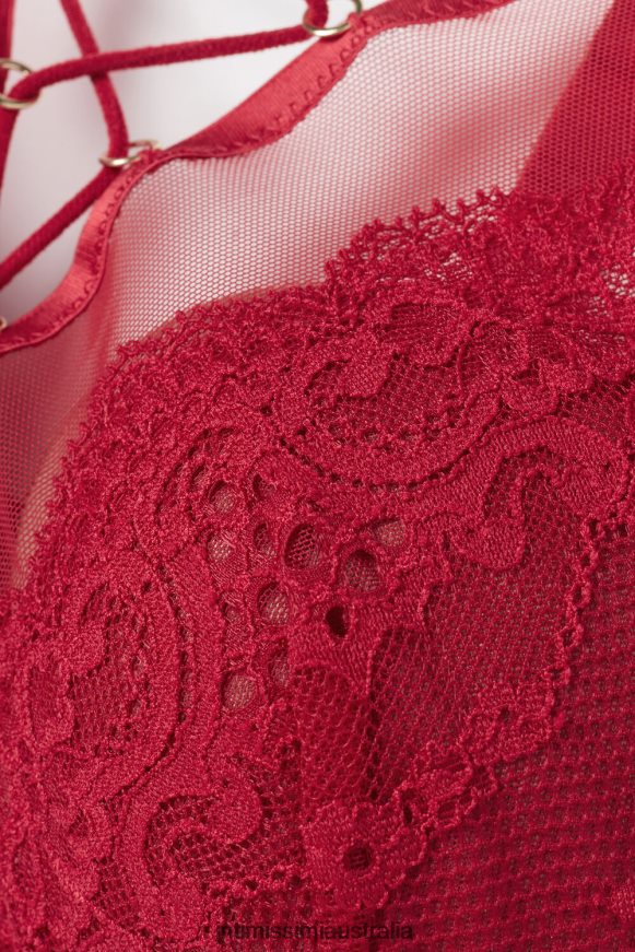 Intimissimi Women 9888-Sealing Wax Red Underwear 0RJT48466 Sinful Fantasies Elena Balconette Bra
