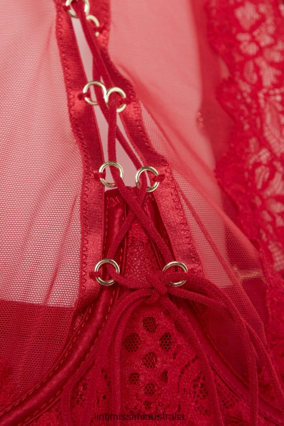 Intimissimi Women 9888-Sealing Wax Red Underwear 0RJT48478 Sinful Fantasies Bra Top