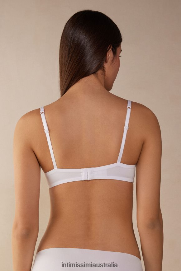 Intimissimi Women 001-White Underwear 0RJT48504 Simona Ultralight Microfibre Super Push-Up Bra