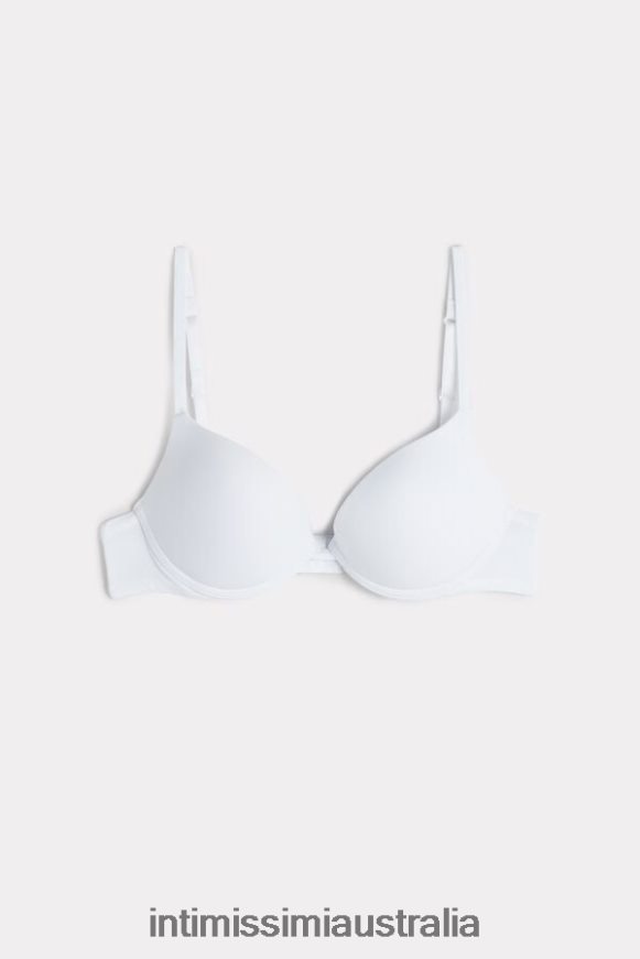 Intimissimi Women 001-White Underwear 0RJT48818 Simona Microfibre Super Push-Up Bra