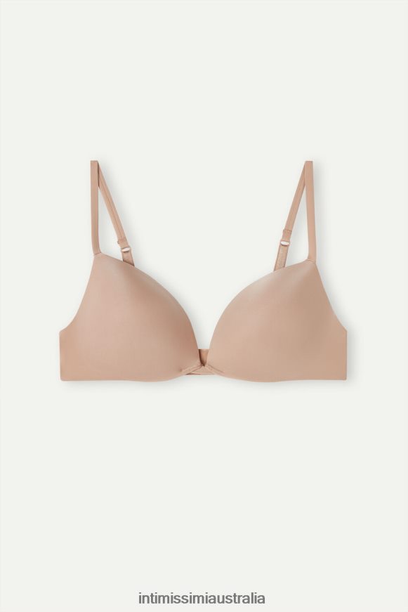 Intimissimi Women 044-Soft Beige Underwear 0RJT48520 Ultralight Microfibre Silvia Push-Up Bra