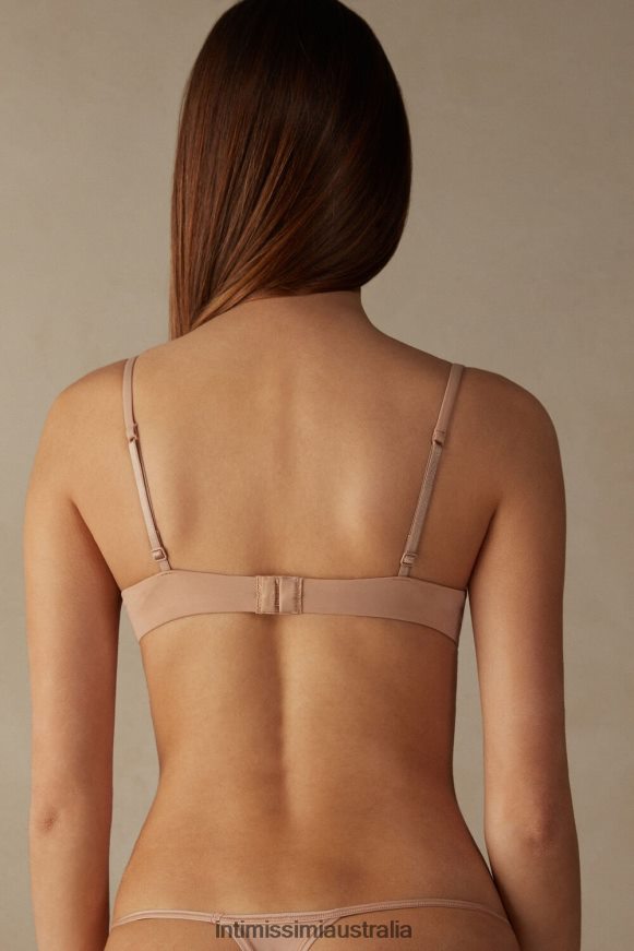 Intimissimi Women 044-Soft Beige Underwear 0RJT48822 Bellissima Microfibre Push-Up Bra