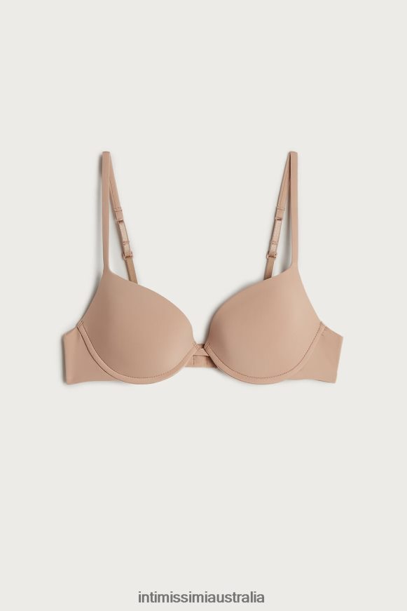 Intimissimi Women 044-Soft Beige Underwear 0RJT48822 Bellissima Microfibre Push-Up Bra