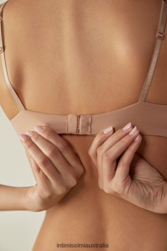 Intimissimi Women 044-Soft Beige Underwear 0RJT48835 Gioia C-D Cup Microfibre Super Push-Up Bra