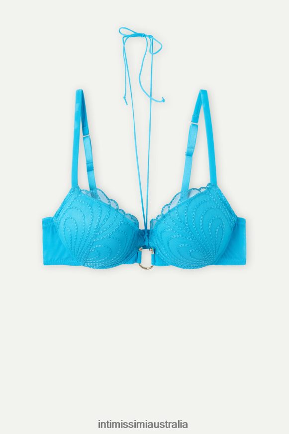 Intimissimi Women 210J-Digital Turquoise Underwear 0RJT48592 Bellissima Steal the Show Push-Up Bra