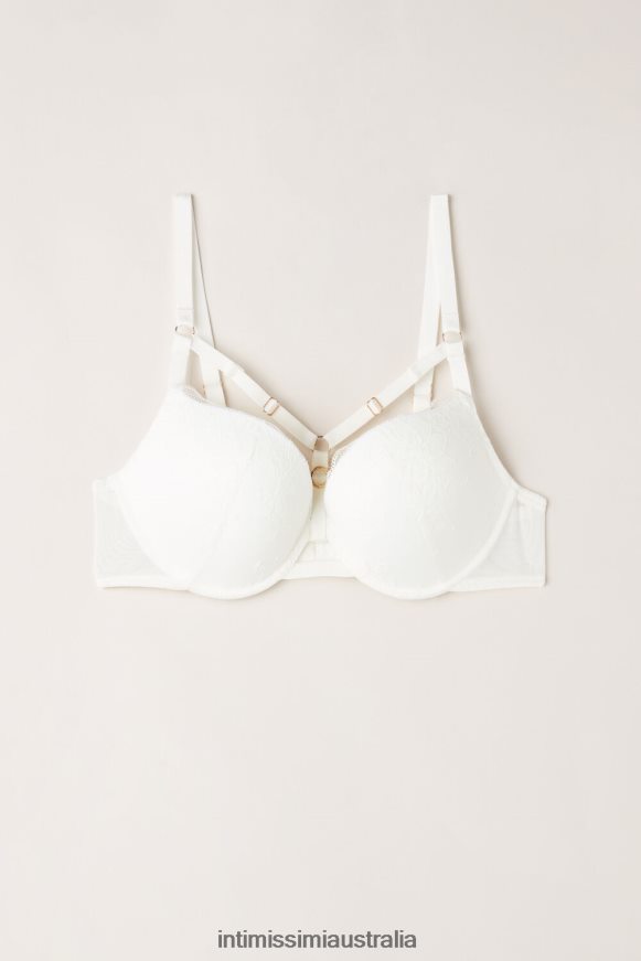 Intimissimi Women 2127-Powder White Underwear 0RJT48601 Elettra Fearless Femininity Super Push-Up Bra