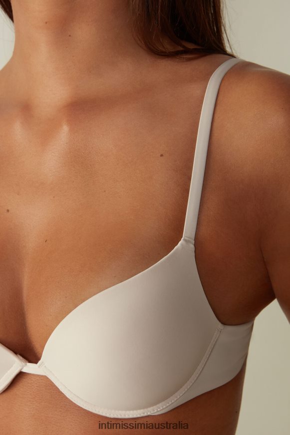 Intimissimi Women 2280-Pink Silk Underwear 0RJT48815 Simona Microfibre Super Push-Up Bra