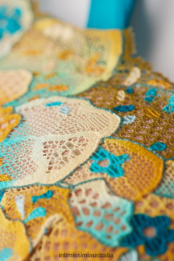 Intimissimi Women 236J-Summer Turquoise Blue Underwear 0RJT48522 Gioia Summer Vibes Super Push-Up Bra