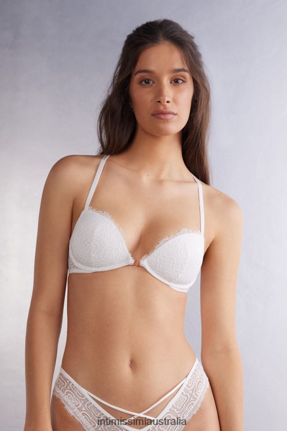 Intimissimi Women 352J-Bianco Perla Underwear 0RJT48468 Folk & Delicious Silvia Push-Up Bra