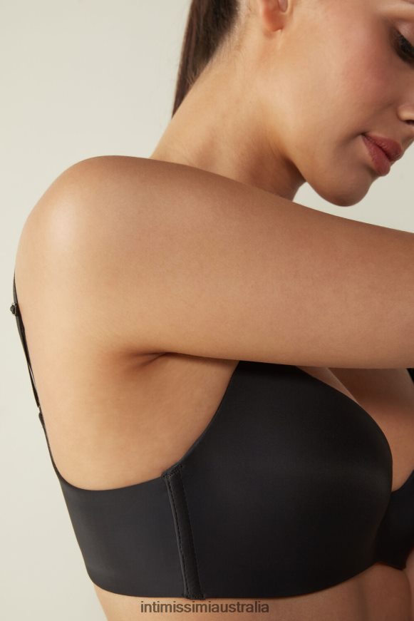 Intimissimi Women 019-Black Underwear 0RJT48726 Adele Ultralight Microfibre Triangle Bra