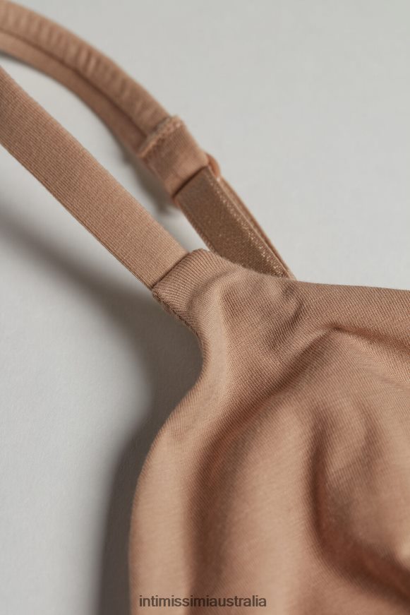 Intimissimi Women 044-Soft Beige Underwear 0RJT48753 Emma Natural Cotton Triangle Bra