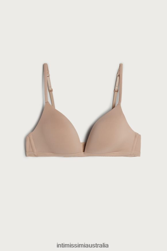 Intimissimi Women 044-Soft Beige Underwear 0RJT48821 Tiziana Microfibre Triangle Bra