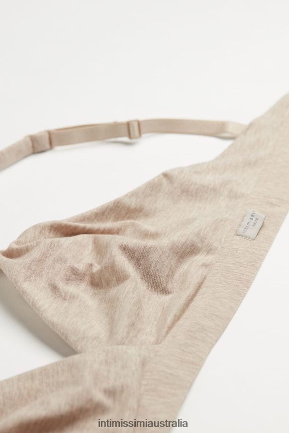Intimissimi Women 112I-Natural Blend Underwear 0RJT48715 Emma Natural Cotton Triangle Bra