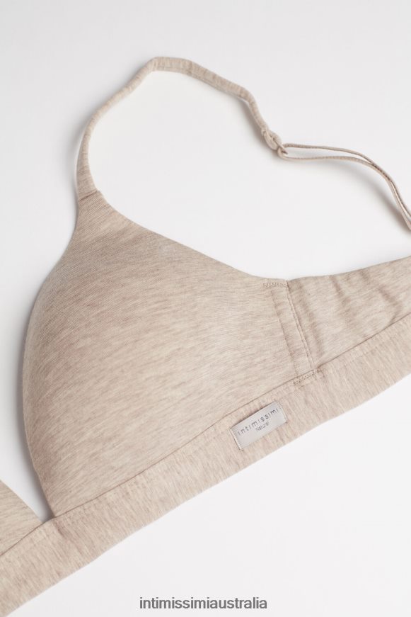 Intimissimi Women 112I-Natural Blend Underwear 0RJT48716 Tiziana Natural Cotton Triangle Bra