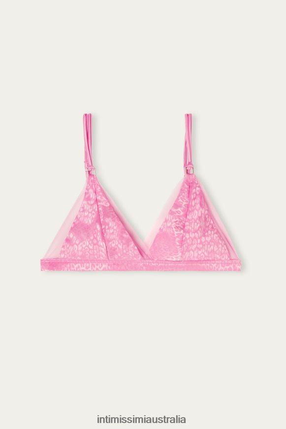 Intimissimi Women 207J-Candy Pink Underwear 0RJT48564 Cool Minimal Emma Triangle Bra